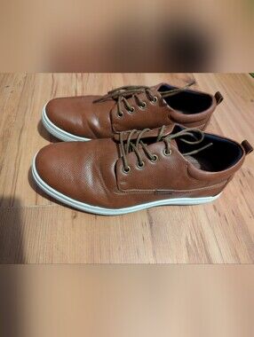 Ashford Hayes Lounge Cognac Lace Up Oxfords Casual Dress Shoes Men's Size 7M